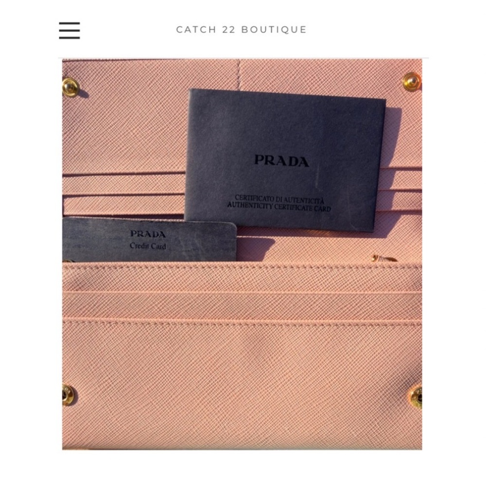 Prada Light Pink Saffiano Leather WOC - Picture 4 of 14